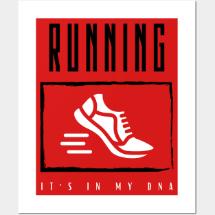 Running It's in my DNA Posters and Art